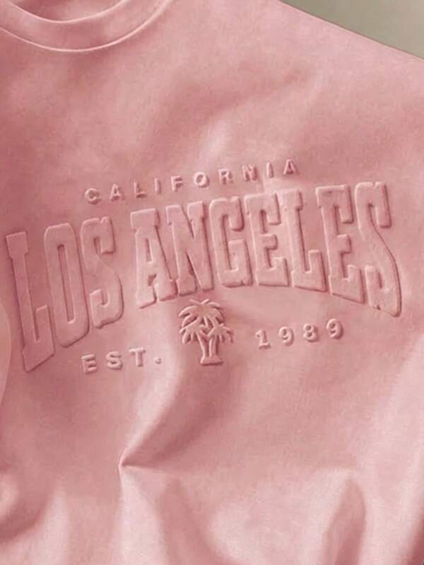 Men's Standard Size Pink Raglan Sleeve T-Shirt Men's Standard Size Pink Raglan Sleeve T-Shirt