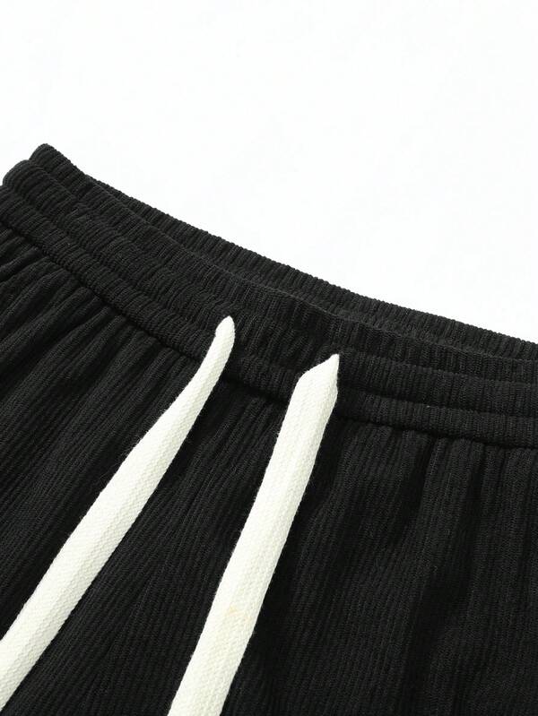 Men's corduroy straight pants, comfortable, casual and loose, solid color, versatile, spring and autumn Men's corduroy straight pants, comfortable, casual and loose, solid color, versatile, spring and autumn