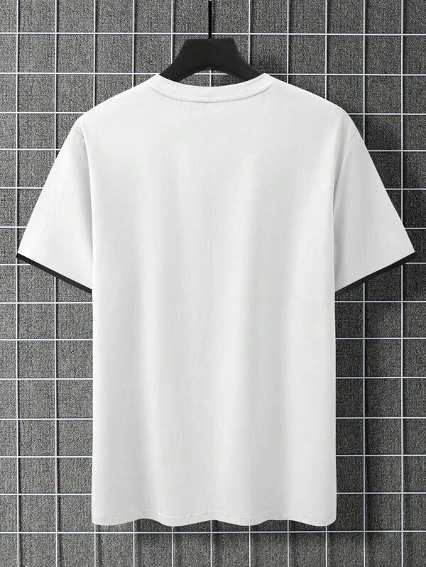 Men's patchwork pocket patch T-shirt Men's patchwork pocket patch T-shirt