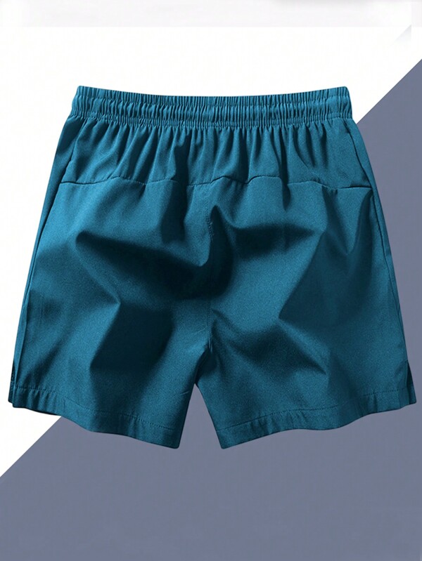 Men's waist drawstring zip pocket shorts Men's waist drawstring zip pocket shorts